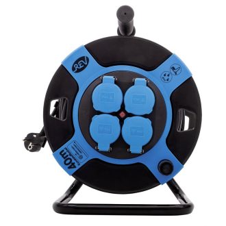   0010117812 Kábeldob, kültéri, műanyag, 40m, 4 dugalj H05VV F 3x1.5 IP44 (0088441)