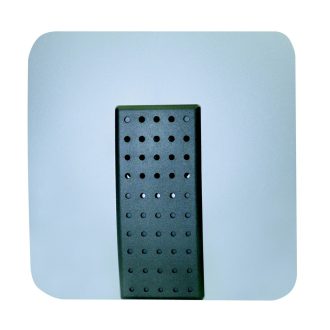 0046810 Csengő, elektromos, 8 dallam, ezüst