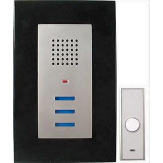 0046830 Csengő, vezeték nélküli, 100m, 8 dallam,