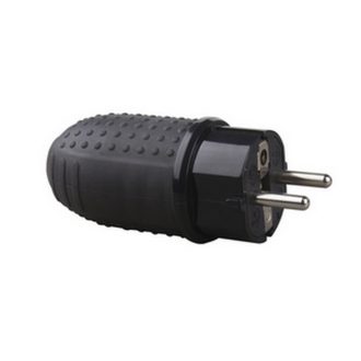 0145H Földelt lengő dugó (gumi) középső kivezetéses