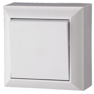   BUSINESS LINE F. SZ. nyomókapcsoló, falon kívüli, fehér, komplett, 10A, 250V, 60Hz, IP20 fehér, 230V