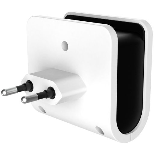 USB 4-es töltőadapter 3xUSB-A+1xC telefontartóval