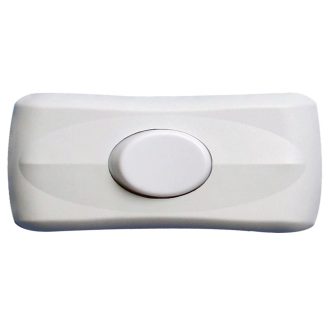 Zsinórközi kapcsoló, fehér, egypólusú, 2A, 250V~
