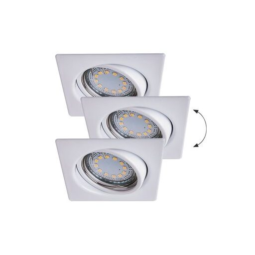 1055 Lite beép. szögletes lpt. 3db/csomag 3X3W 3000K-es fényforrással
