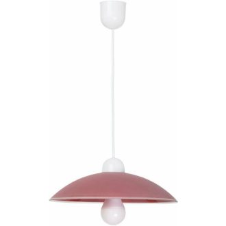 1407 Cupola függ. D32,5cm fix függ. bordó