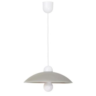 Cupola függ. D32,5cm, fix függ.,szürke