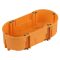 Szerelvénydoboz gipszkartonhoz, 2-es narancs 135x65, 45mm