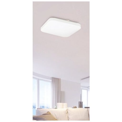 Rob menny.LED ff-al,20W,IP20,négyzet,feh