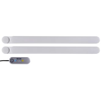 LED pult megvilágító FLEXLIGHT 2x3.4W ezüst alapkészlet