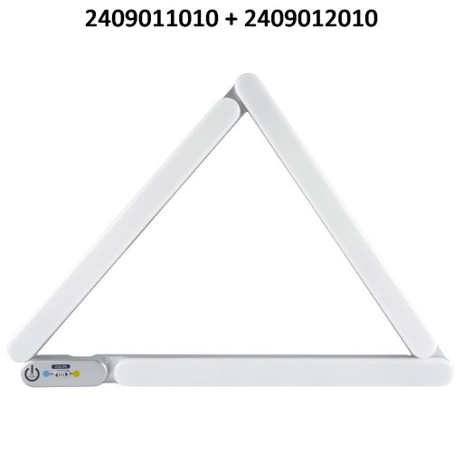 LED pult megvilágító FLEXLIGHT 2x3.4W ezüst alapkészlet