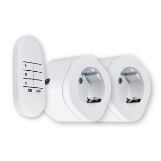 265116 Távirányítós dugalj szett 1+2