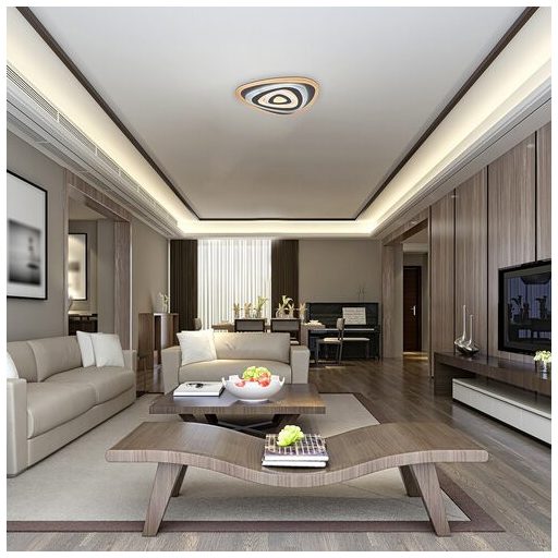 3099 Taneli,menny,LED 51W,48x48cm,háromszög