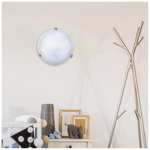 3201 Alabastro mennyD30 E27 60Wfehér/arany