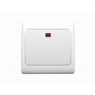 321052 Olympic 1 pólusú kapcsoló jelzőfénnyel fehér