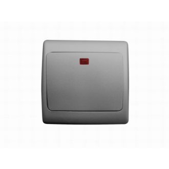 321053 Olympic 1 pólusú kapcsoló jelzőfénnyel antracit