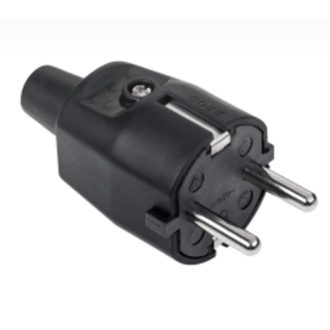 321217 Földelt dugó, gumirozott, IP44