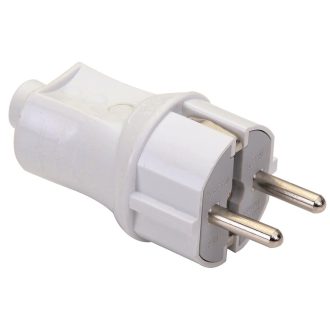   321723 Földelt dugó középső bevezetéssel, 1×SHUKO, 250VAC, max.16A