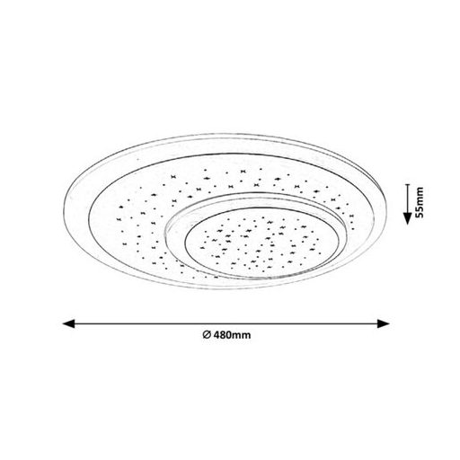 3264 Taneli,bel.menny.LED 47W,fehér