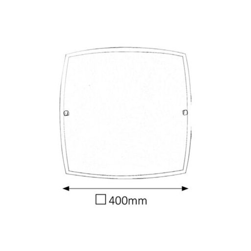 3689 Nedda menny.400x400 E27 2x60W fehér