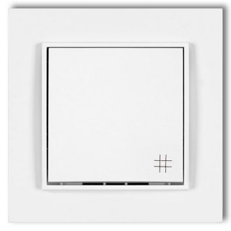 4104H MINI keresztkapcsoló kerettel fehér