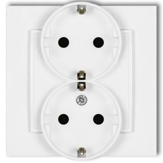 4108H MINI dupla dugalj kerettel fehér