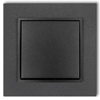 4117H MINI nyomógomb kerettel metál grafit