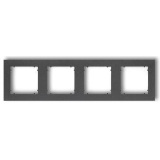 4127 MINI négyes keret metál grafit