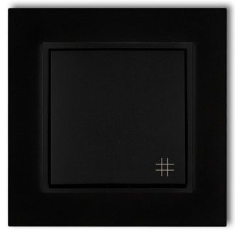 4132H MINI keresztkapcsoló kerettel matt fekete