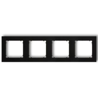 4141H MINI négyes keret matt fekete