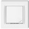 4162H MINI váltókapcsoló kerettel matt fehér