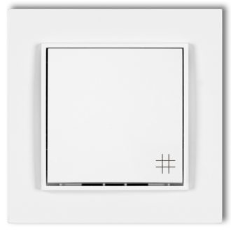 4164H MINI keresztkapcsoló kerettel matt fehér