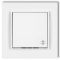 4164H MINI keresztkapcsoló kerettel matt fehér