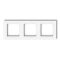 4172H MINI hármas keret matt fehér