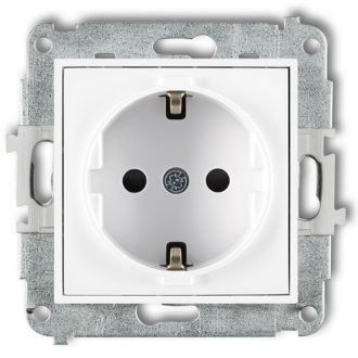 4179H MINI egyes dugalj keret nélkül fehér