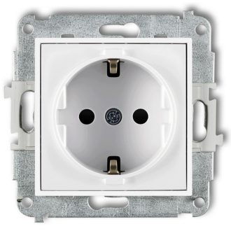 4182H MINI egyes dugalj keret nélkül matt fehér