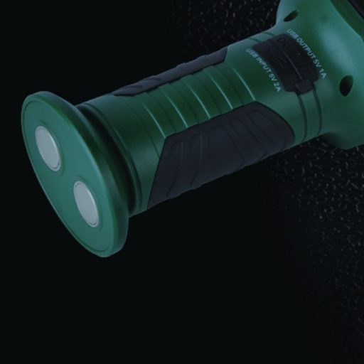 LED tölthető munkalámpa 3.7V VANE 3x3W + 3W többfunkciós 600lm 7500K