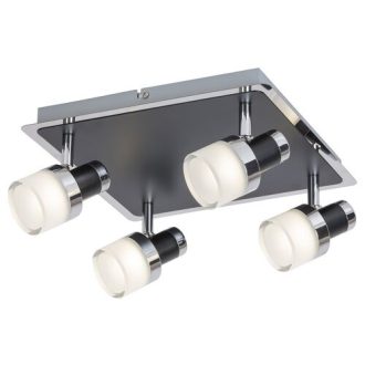 5024 Harold,fürd,LED20W,IP44,króm/fekete/opál