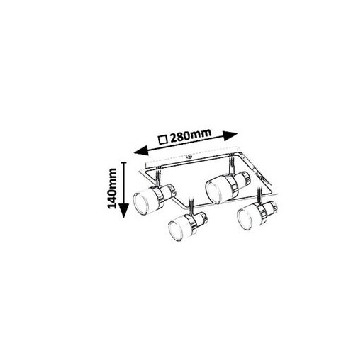 5024 Harold,fürd,LED20W,IP44,króm/fekete/opál