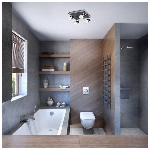 5024 Harold,fürd,LED20W,IP44,króm/fekete/opál