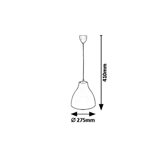 5060 Morris függeszték, E27 MAX 40W, szürke