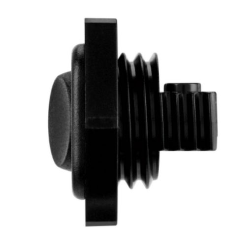 Beépíthető billenőkapcsoló kerek 250V/6A 35x32x26mm 22mm-es furatba fekete