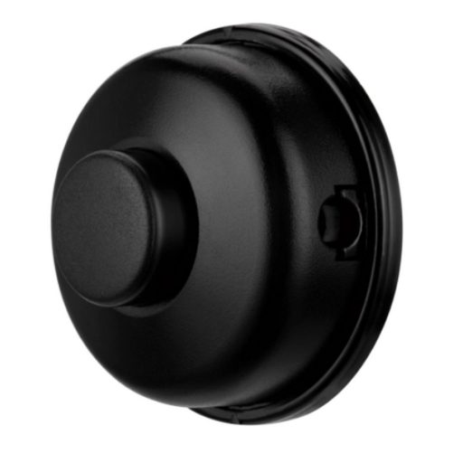 Talpkapcsoló 250V/6A kerek, fekete