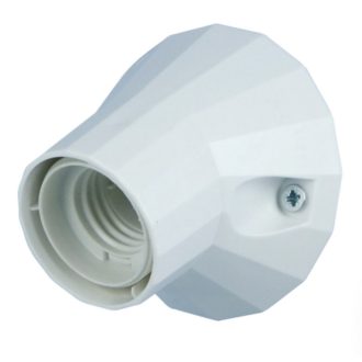 Foglalat E27, oldalfali foglalat, ? 83 mm fehér