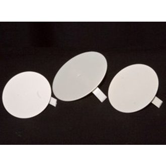 Doboztető rögzítő karommal, fehér, d:89.5mm