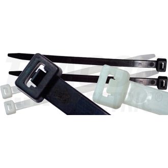 Normál kábelkötegelő, fekete550×8mm, D=10-160mm, PA6.6