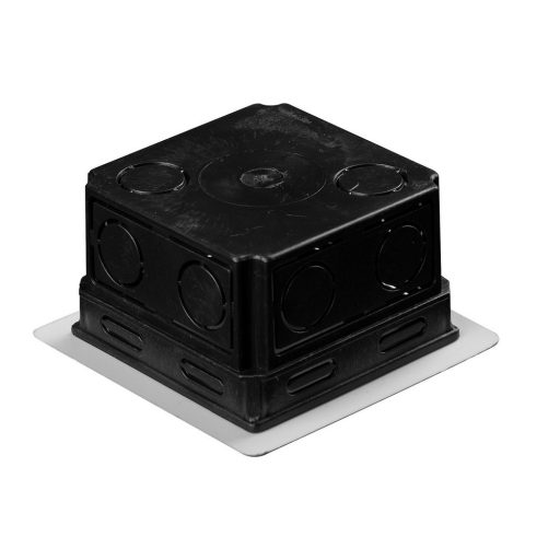 Kötődoboz, süllyesztett, perforált  80x80x50mm, IP20 80x80x50mm