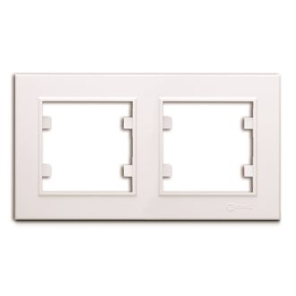 56001702 Karea 2-es keret, vízszintes, fehér