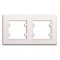 56001702 Karea 2-es keret, vízszintes, fehér