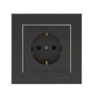 56050028 Karea 1-es földelt dugalj kerettel