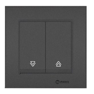 56050141 Karea redőnykapcsoló, antracit